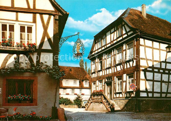 Erbach Odenwald Im Staedtel Fachwerkhaeuser