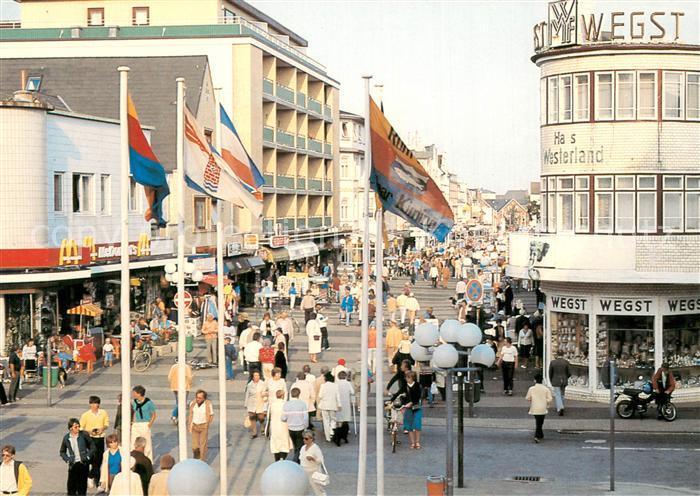Westerland Sylt Fussgaenger-Boulevard Friedrichstrasse
