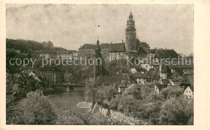Krumau Moldau Cesky Krumlov CZ Schloss Kirche