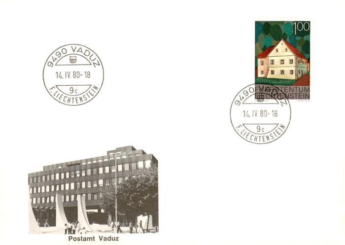 Vaduz Liechtenstein FL Postamt Vaduz