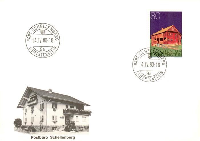 Schellenberg Liechtenstein FL Postbuero Schellenberg