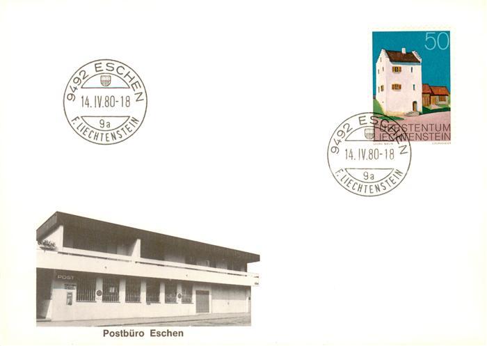 Eschen Liechtenstein FL Postbuero Eschen