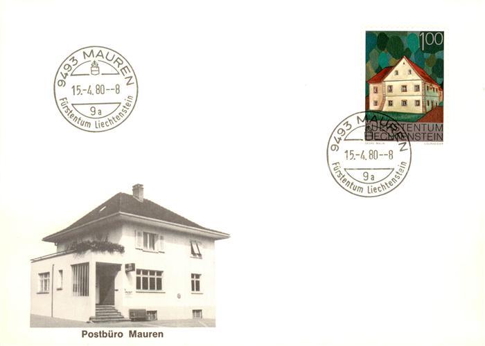 Mauren Liechtenstein FL Postbuero Mauren