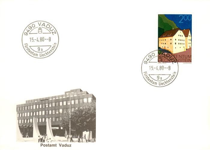 Vaduz Liechtenstein FL Postamt Vaduz