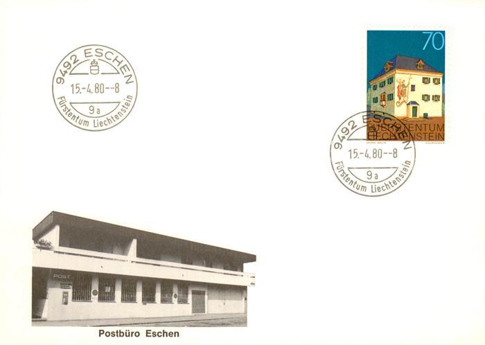 Eschen Liechtenstein FL Postbuero Eschen