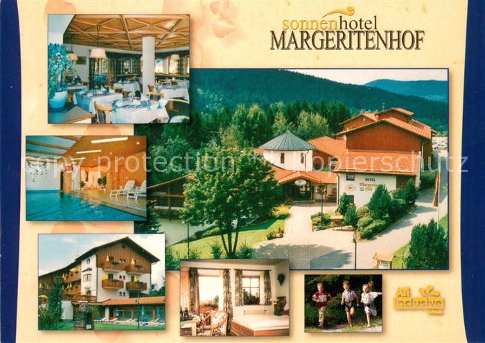Drachselsried Sonnenhotel Margeritenhof Gastraum Hallenbad Gaestezimmer