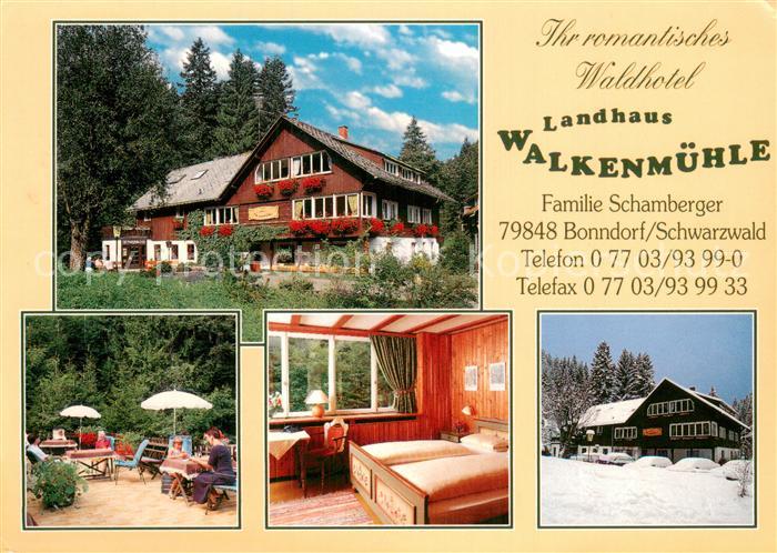 Bonndorf Schwarzwald Landhaus Walkenmuehle Terrasse Gaestezimmer