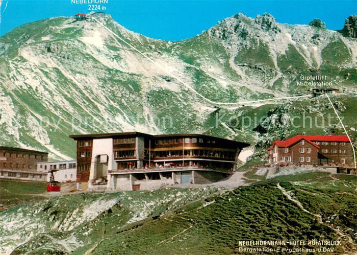 Oberstdorf Nebelhornbahn Hotel Rofatsblick Bergstation Probsteihaus
