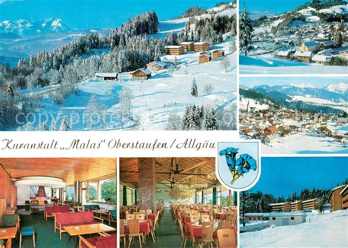Oberstaufen Oberallgaeu Bayern Panorama Kuranstalt Malas Gastraeume