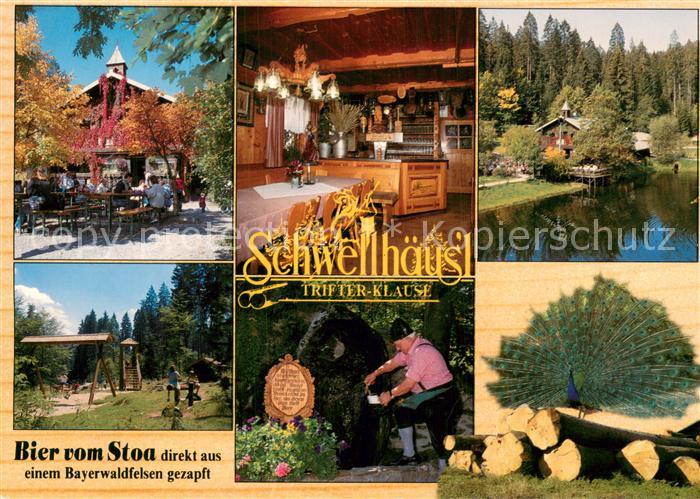 Zwiesel  Niederbayern Schwellhaeusl Trifter Klause Bier vom Stoa direkt aus dem