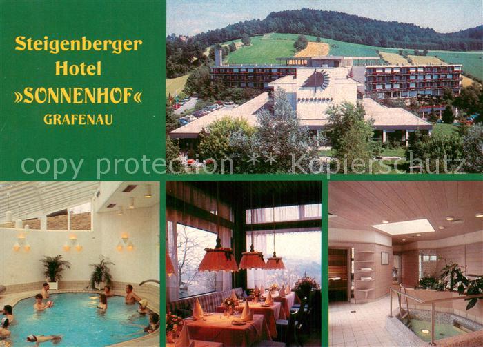 Grafenau Niederbayern Steigenberger Hotel Sonnenhof Whirlpool Gaststube Foyer