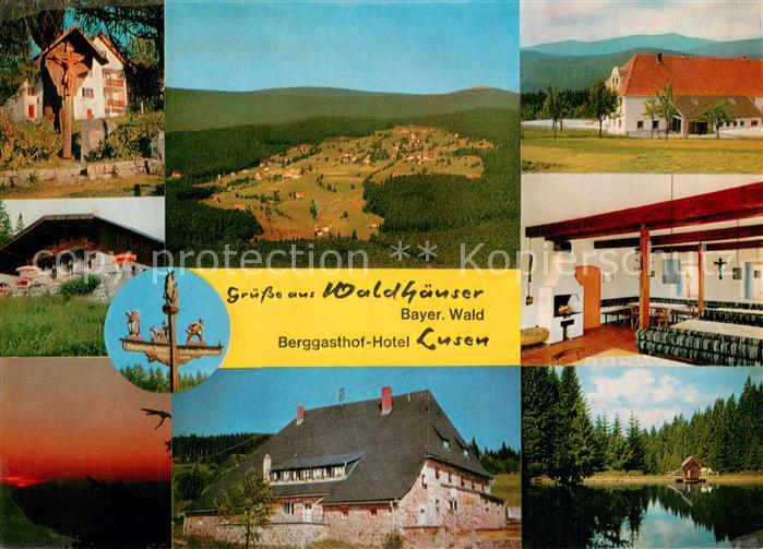 Waldhaeuser Neuschoenau Wegekreuz Hotel Berggasthof Lusen Gastraum Schwanenteich