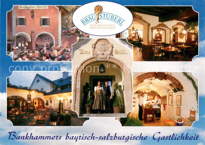 Berchtesgaden Braeustueberl Hofbraeuhaus Gastraeume Wirtsehepaar