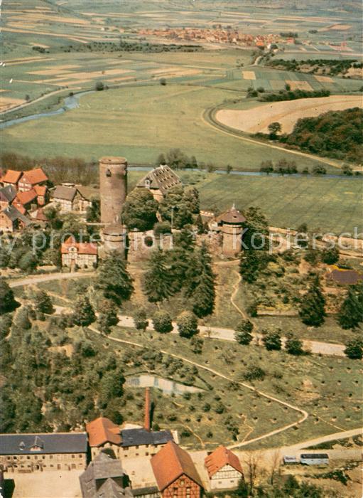 Karlshafen Bad Burghotel Trendelburg Fliegeraufnahme