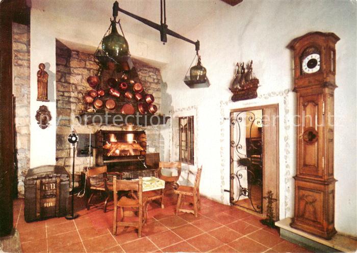 Eningen Achalm Hotel Traube Post Halle mit Kamin und Bratspiess