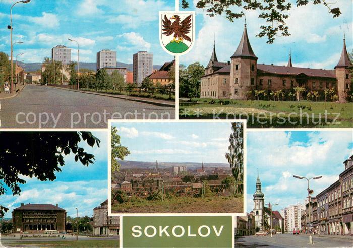 Sokolov CZ Teilansichten Schloss