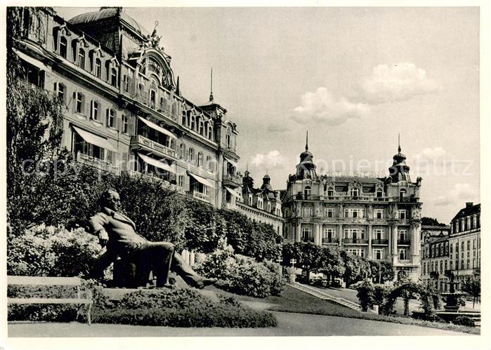 Marienbad Tschechien Boehmen Goetheplatz