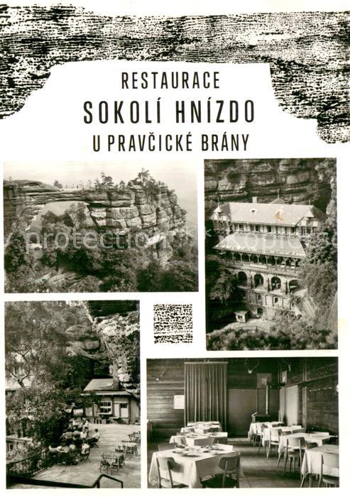 Pravcicka Brana Prebischtor CZ Restaurace Gastraum Teilansichten