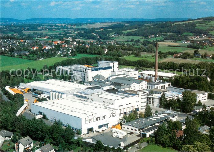 Herford Brauerei Felsenkeller Herford Fliegeraufnahme