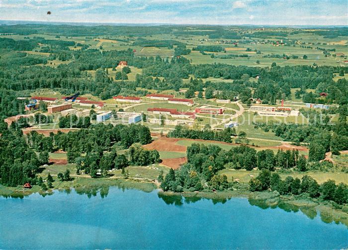 Feldafing Starnbergersee Fernmeldeschule des Heeres Fliegeraufnahme