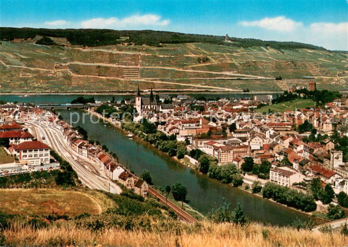 Bingen Rhein Fliegeraufnahme