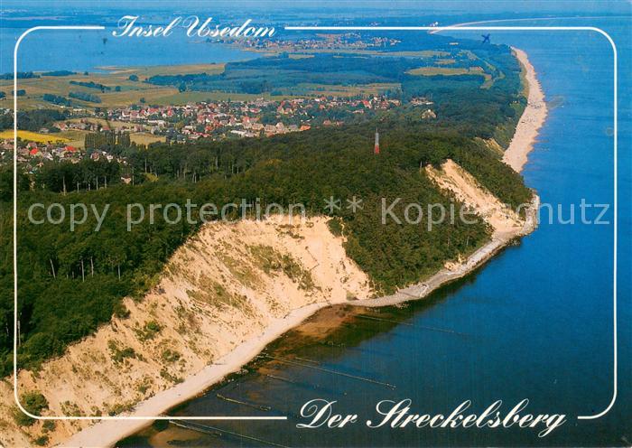 Insel Usedom Streckelsberg mit Koserow Fliegeraufnahme