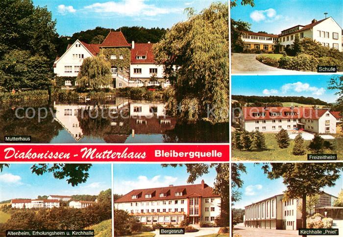 Velbert Diakonissen Mutterhaus Schule Freizeitheim Altenheim Kirchhalle Pniel Be