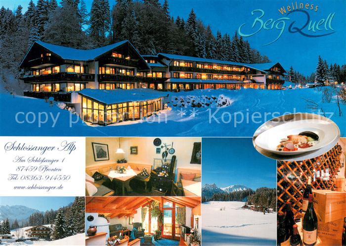 Pfronten Ostallgaeu Bayern Schlossanger Alp Panorama Gastraeume