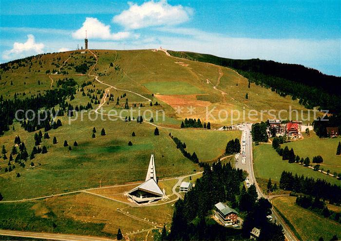 Feldberg 1450m Schwarzwald Fliegeraufnahme