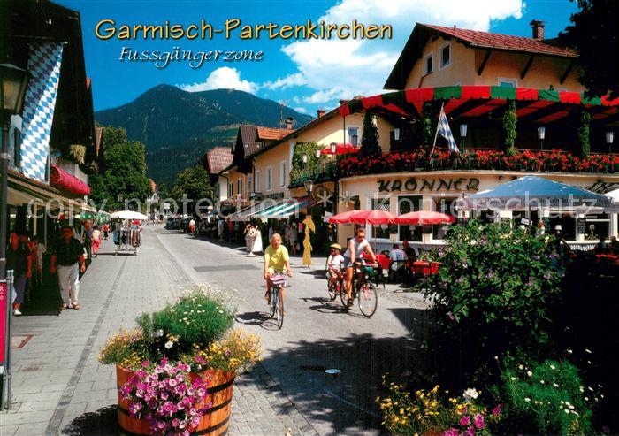GARMISCH-PARTENKIRCHEN Bayern Fussgaengerzone