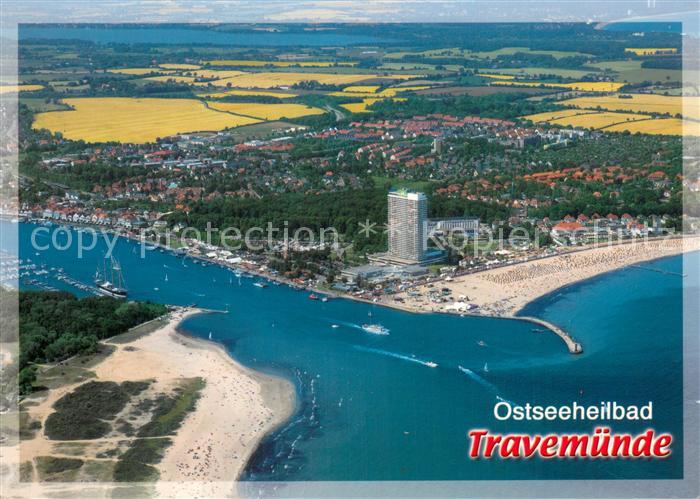 Travemuende Ostseebad Ostseeheilbad Fliegeraufnahme