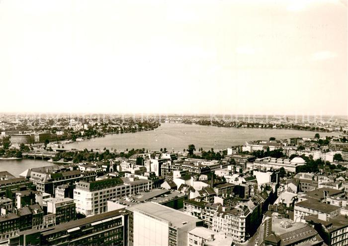 HAMBURG CITY Lombardsbruecken und Aussenalster