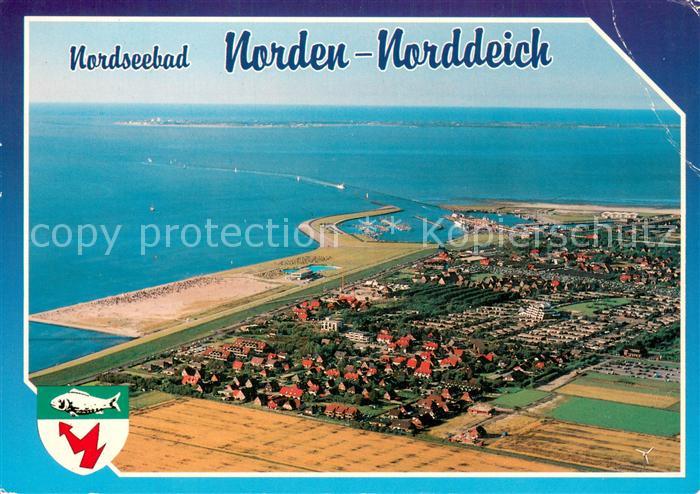 Norden Norddeich Nordseebad Fliegeraufnahme