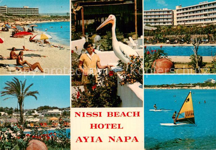 Ayia Napa Agia Napa Nissi Beach Hotel Strandpartien Surfer