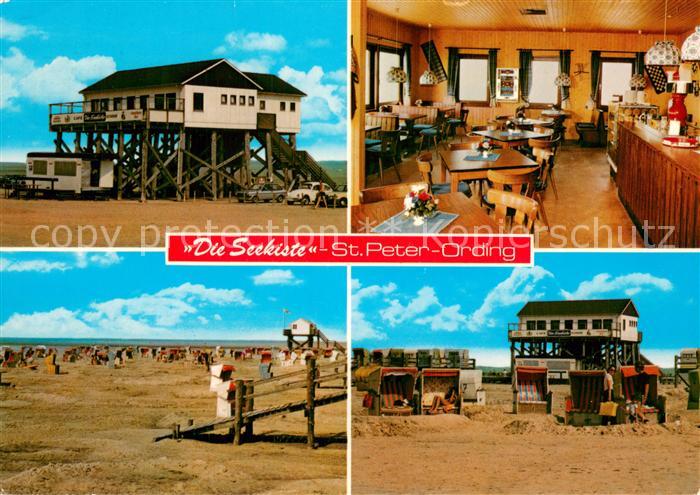 St-Peter-Ording Die Seekiste Restaurant Cafe Gastraum