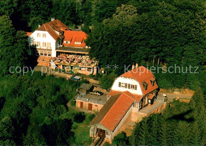 Heidelberg Neckar Berghotel Koenigstuhl Fliegeraufnahme