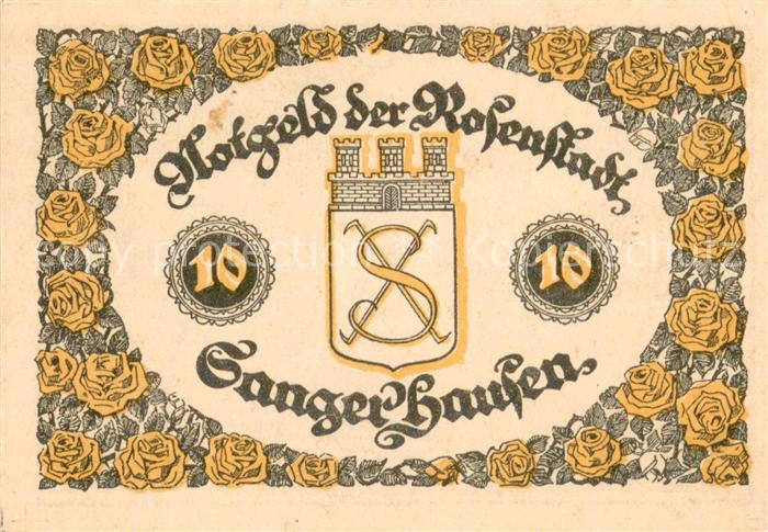 Sangerhausen Suedharz 10 Pfennig Notgeld