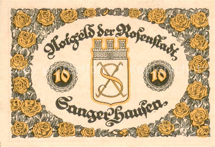 Sangerhausen Suedharz 10 Pfennig Notgeld