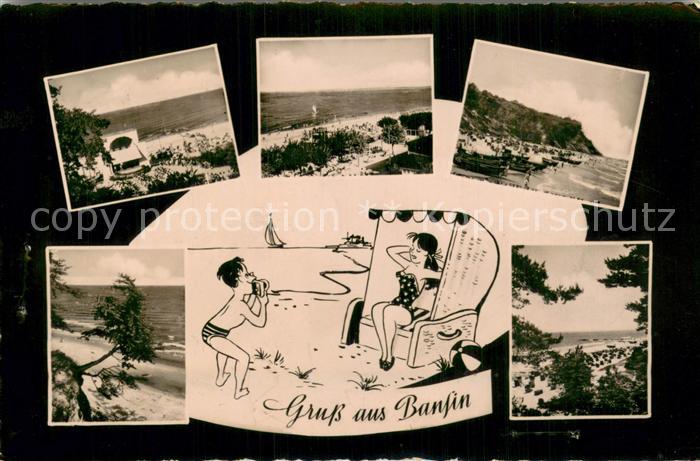 Bansin Ostseebad Panorama Strandbilder Strandkorb Karikaturen