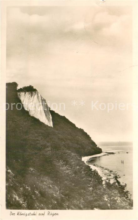 Ruegen Der Koenigstuhl Kreidefelsen Steilkiste