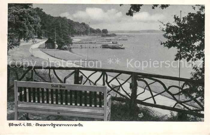 Plau See Strandpromenade am Plauer See Mecklenburgische Seenplatte