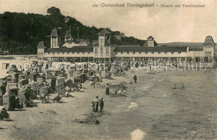 Heringsdorf Ostseebad Usedom Strand mit Familienbad