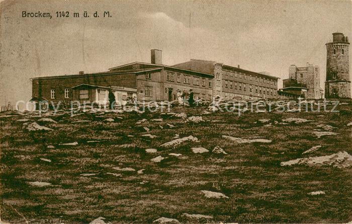 Brocken Harz Berghotel Aussichtsturm