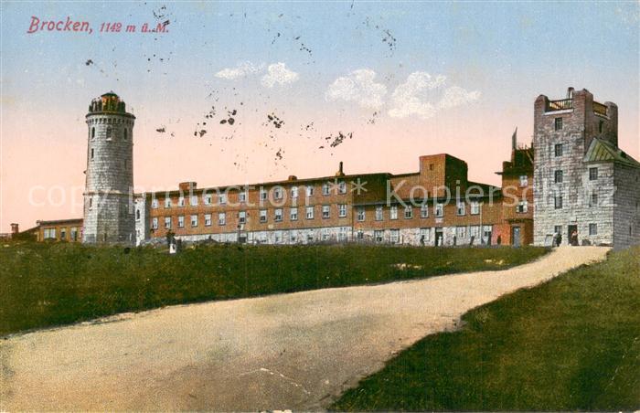 Brocken Harz Berghotel Aussichtsturm