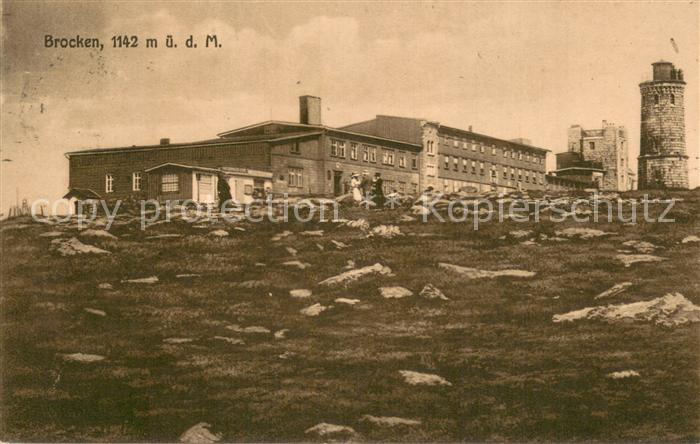 Brocken Harz Berghotel Aussichtsturm