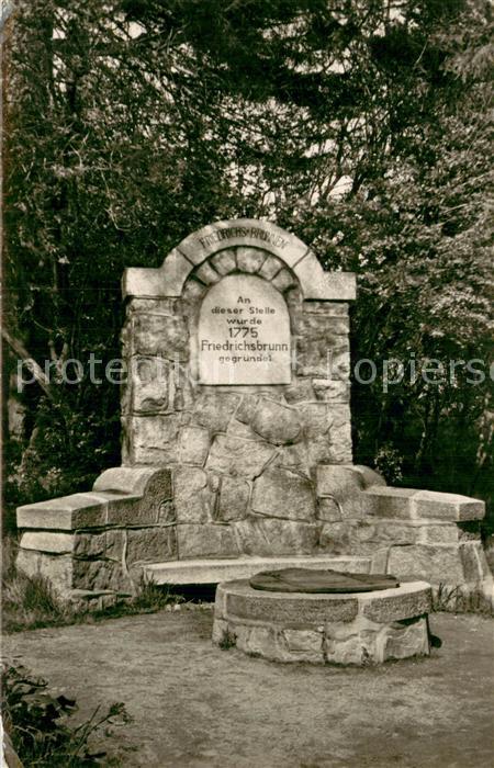 Friedrichsbrunn Harz Friedrichsbrunnen