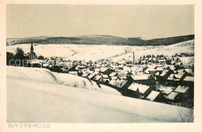 Brotterode Winterpanorama