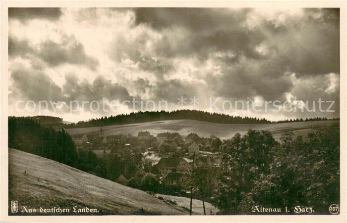 Altenau Harz Wetterwolken Gegenlichtstudie Serie Aus deutschen Landen
