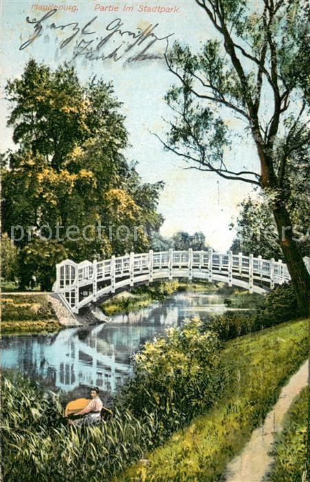 Magdeburg Partie im Stadtpark