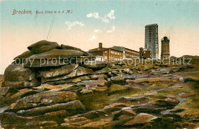 Brocken Harz Berghotel Aussichtsturm